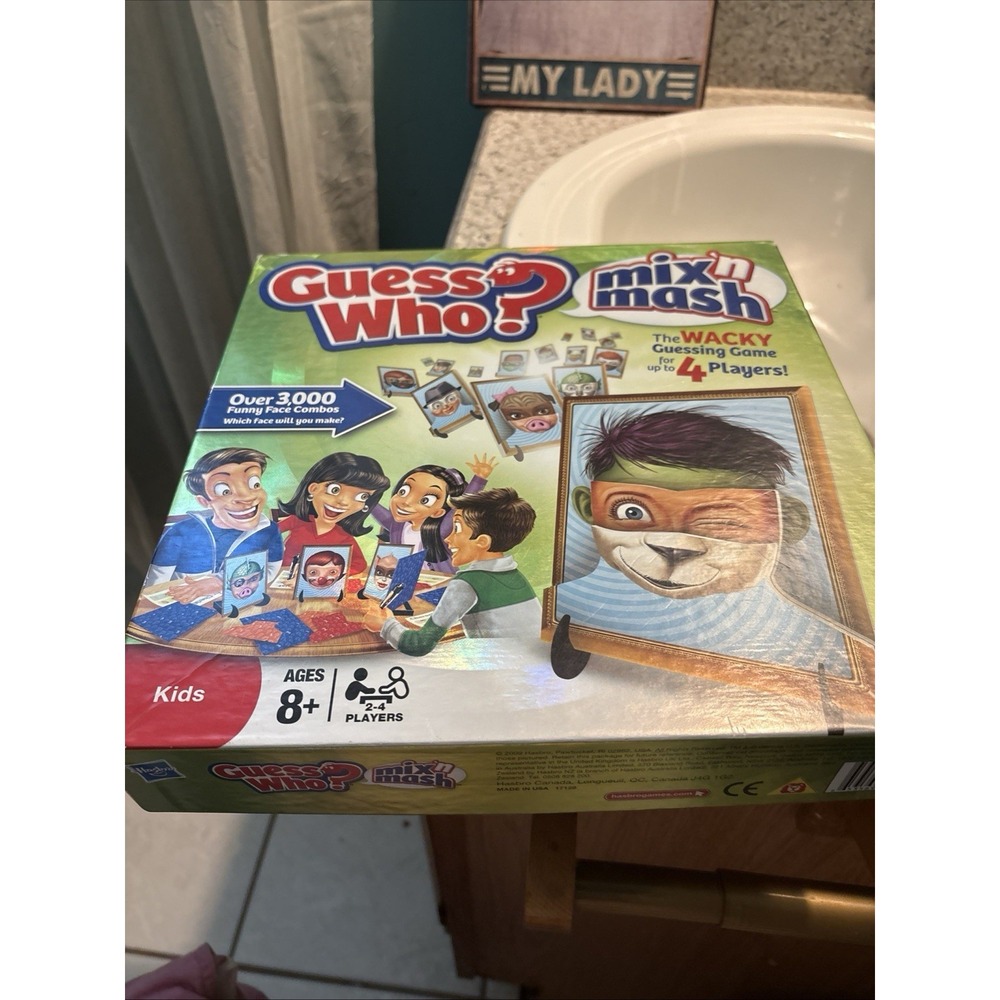 Hasbro Guess Who? Mix'N Mash Board Game Pre-Owned Complete